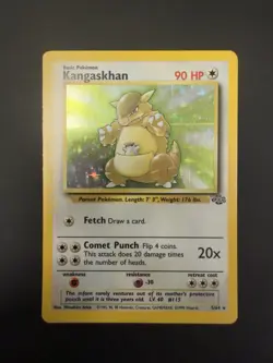 Pokemon TCG Kangaskhan Pokemon Jungle Holo MP - Image 1