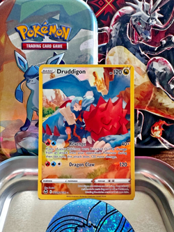 Pokemon TCG Druddigon TG09/TG30 Ultra Rare Silver Tempest - Image 1