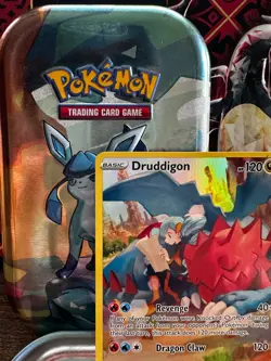 Pokemon TCG Druddigon TG09/TG30 Ultra Rare Silver Tempest - Image 2