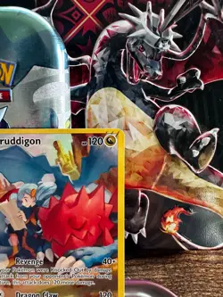 Pokemon TCG Druddigon TG09/TG30 Ultra Rare Silver Tempest - Image 3