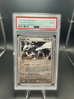 Pokemon PSA 2 2005 EX Unseen Forces Lugia EX Holo Foil Rare 105/115 - Image 1