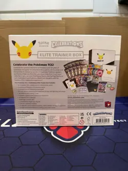 POKEMON Celebrations Elite Trainer Box ETB 25th Anniversary New Factory Sealed - Image 2