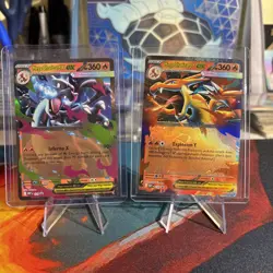 Pokemon Tin Mega Charizard Y Ex & Mega Charizard X Ex - Image 2