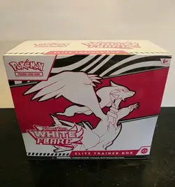 Pokemon Scarlet and Violet White Flare Elite Trainer Box ETB - Factory Sealed - Image 1