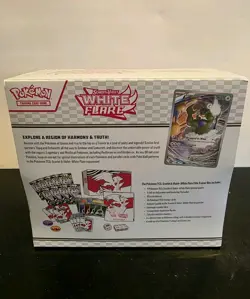 Pokemon Scarlet and Violet White Flare Elite Trainer Box ETB - Factory Sealed - Image 2