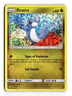 Dratini 9/12 McDonald's Promos 2018 Holo Pokemon Light Play+ - Image 1