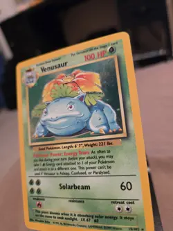 1999 Pokemon Unlimited Venusaur Rare Holo #15/102. Very Good Condition! - Image 4