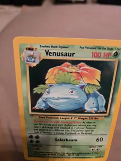 1999 Pokemon Unlimited Venusaur Rare Holo #15/102. Very Good Condition! - Image 5
