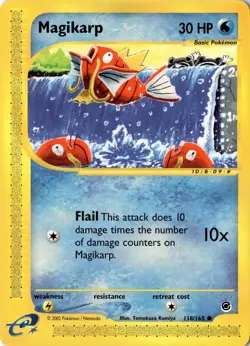Magikarp 118/165 - Expedition - Pokemon - NM - Image 1