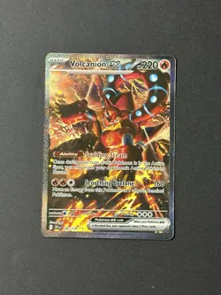 Pokemon Volcanion ex 182/159 Sv09: Journey Together Special Illustration Rare - Image 1
