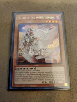 Yugioh! Fallen of the White Dragon, BPRO-EN024, 1st Edition, Secret Rare - Image 1