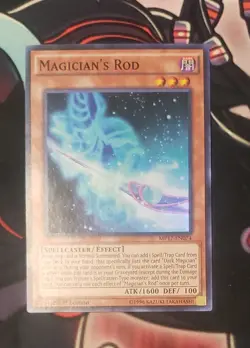 Yu-Gi-Oh! Magician's Rod Super Rare 2017 MP17-EN074 Light Play 1st Edition - Image 1