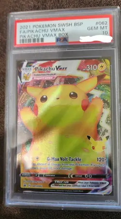 Pikachu VMAX SWSH062 SWSH: Sword & Shield Promo Cards Holo - Image 1