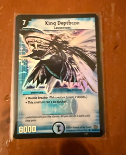King Depthcon - Foil Card - Duel Masters Trading Game 2004 NM - Image 1
