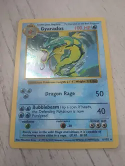 Gyarados - Base Set Unlimited - Pokemon Trading Card Game - Holo Foil - 6/102 - Image 1