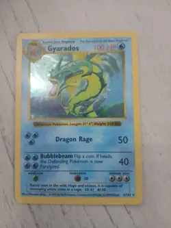 Gyarados - Base Set Unlimited - Pokemon Trading Card Game - Holo Foil - 6/102 - Image 4