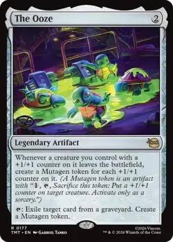 The Ooze TMT 0177 NM MTG Teenage Mutant Ninja Turtles Rare Card - Image 1