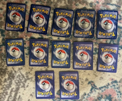 12 X VINTAGE (1999) WOTC POKEMON CARDS - FIRST MOVIE PROMO & PRISM HOLO - Image 2
