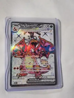 Pokemon TCG - Charizard EX #215 ULTRA RARE Holographic Trading Card, 2023 - Image 1