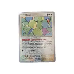 Pokemon Ditto Reverse Holo Card 132/165 NM Condition - Image 1