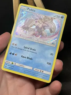 Pokemon Card Palkia Shining Legends Holo Rare 24/73 - Image 3