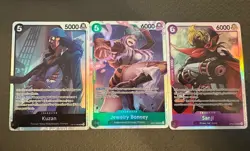 Bandai One Piece TCG SR LOT 3 cards - Image 1