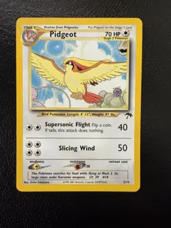 Pokemon TCG Pidgeot 2/18 Southern Islands Promo Card LP - Image 1