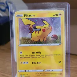 Promo Pikachu SWSH039 Cosmos Holo Pokemon Card - Image 1