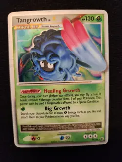 Pokemon Tangrowth LV.X Platinum Arceus Card Holo Rare - Image 1