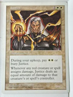 Justice - 5th Edition Core Set - Magic the Gathering MTG Nice! - Image 1