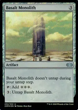 Basalt Monolith - Foil - MtG Double Masters - U232 NM 2020 - Image 1