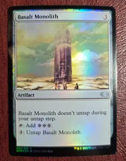 Basalt Monolith - Foil - MtG Double Masters - U232 NM 2020 - Image 2
