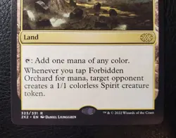 Forbidden Orchard 323/331 MTG Double Masters Series - Image 3
