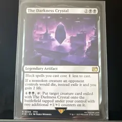The Darkness Crystal (Final Fantasy | Rare | Legendary Artifact | Black | 0096) - Image 1