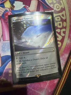 Scavenger Grounds (Surge Foil) #419 Final Fantasy FIC Magic MTG LP - Image 1