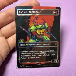 Raphael, the Muscle (0091) 8Bit Showcase Surge Foil Magic The Gathering TMNT - Image 1