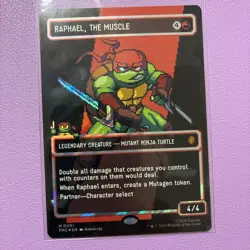 Raphael, the Muscle (0091) 8Bit Showcase Surge Foil Magic The Gathering TMNT - Image 3