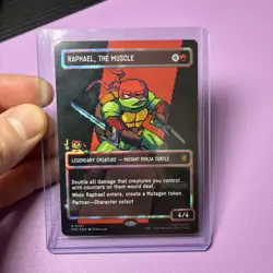 Raphael, the Muscle (0091) 8Bit Showcase Surge Foil Magic The Gathering TMNT - Image 4