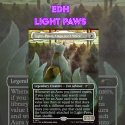 EDH - Light Paws Auras, MTG Commander Deck, Bracket 2 - Image 1