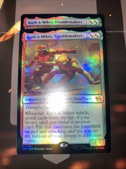 Raph & Mikey, Troublemakers Teenage Mutant Ninja Turtles Foil X 2 - Image 1