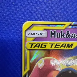 Pokemon TCG Muk & Alolan Muk GX 61/214 Ultra Rare Holo - SM Unbroken Bonds - NM - Image 2
