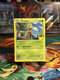Pokemon - Treecko - 3/25 - Non Holo - 2021 Mcdonalds 25th Anniversary - NM/LP - Image 1