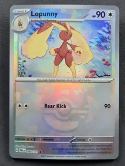 Lopunny 084/131 Master Ball Pattern Prismatic Evolutions Pokemon TCG - Image 1