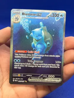 Pokemon Scarlet & Violet 151 Blastoise ex 200/165 Special Illustration Rare NM - Image 2