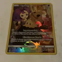 Pokemon TCG Mimikyu Secret Rare Full Art Holo 245/236 Cosmic Eclipse 70 HP - Image 1