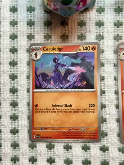 x3 Ceruledge 020/094 - ME02 Phantasmal Flames PFL - Pokemon - NM/M English - Image 2