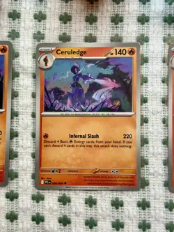 x3 Ceruledge 020/094 - ME02 Phantasmal Flames PFL - Pokemon - NM/M English - Image 3
