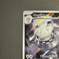 Pokemon Steelix - 150/132 ME01: Mega Evolution Illustration Rare NM - Image 3