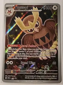 Noctowl 141 Full Art Scarlet & Violet Promo NM - Image 1