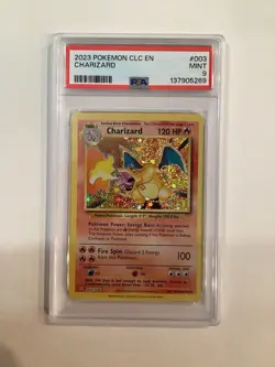 Charizard Classic Collection CLC EN Holo Pokemon PSA 9 MINT 003/03 - Image 1